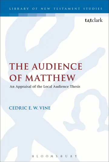 Cover of The Audience of Matthew