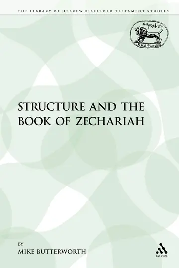Cover of Structure and the Book of Zechariah