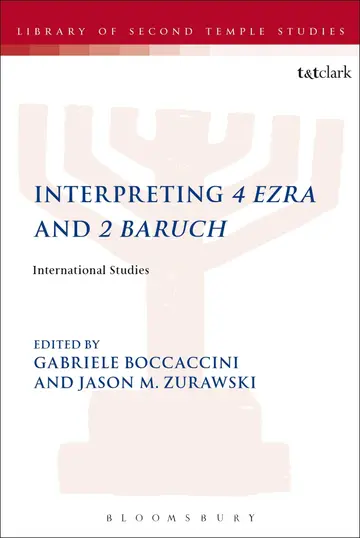 Cover of Interpreting 4 Ezra and 2 Baruch