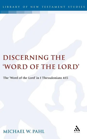 Cover of Discerning the Word of the Lord