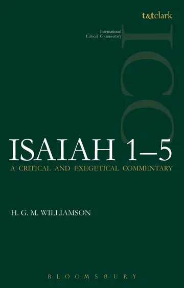 Cover of Isaiah 1-5 (Icc)