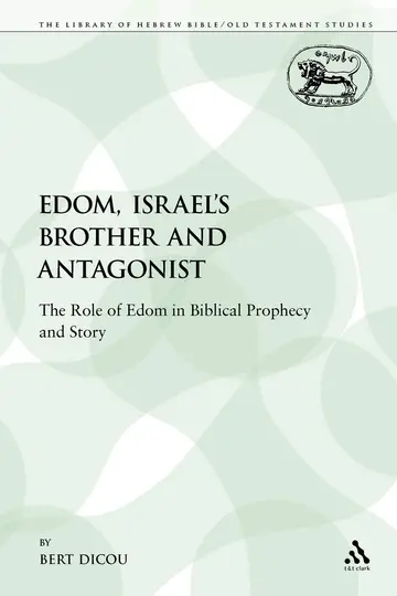 Cover of Edom, Israel's Brother and Antagonist