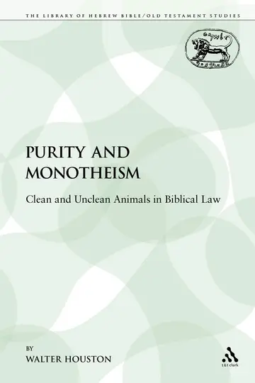 Cover of Purity and Monotheism