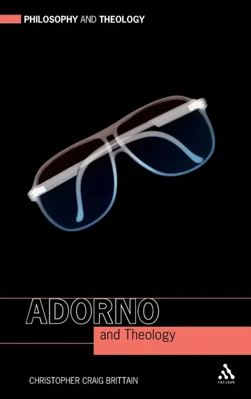 Cover of Adorno and Theology