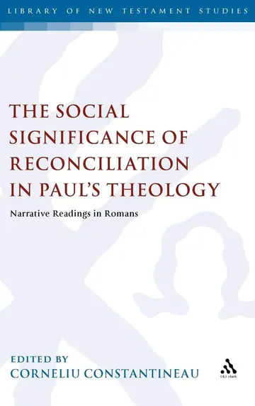Cover of The Social Significance of Reconciliation in Paul's Theology