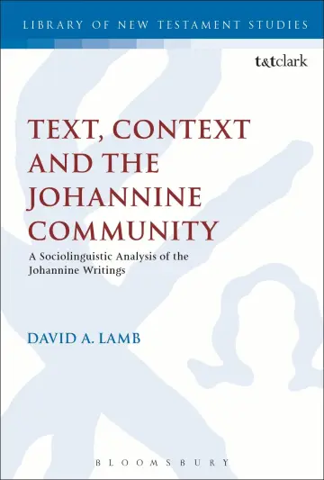 Cover of Text, Context and the Johannine Community
