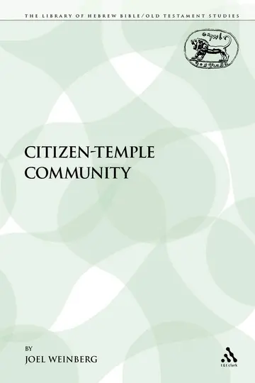 Cover of Citizen-Temple Community