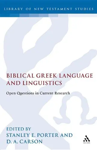 Cover of Biblical Greek Language and Linguistics
