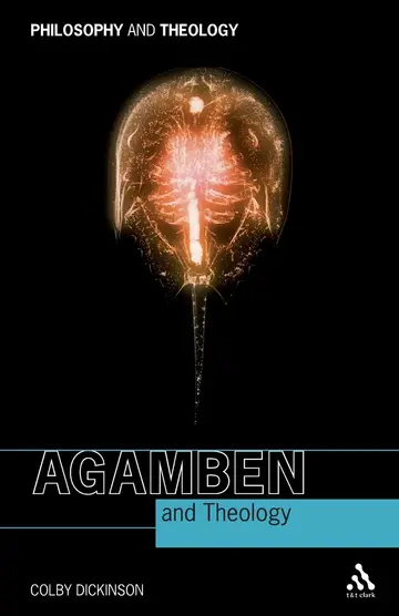 Cover of Agamben and Theology