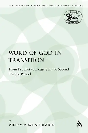 Cover of Word of God in Transition