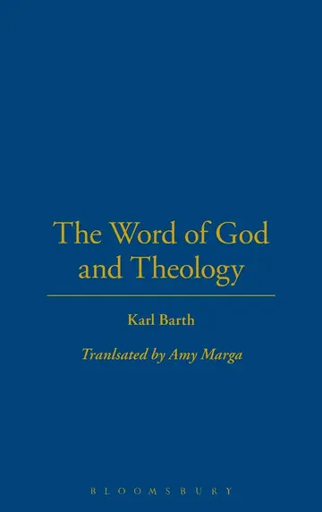 Cover of The Word of God and Theology