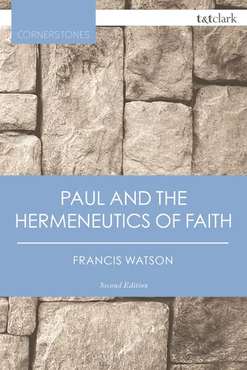 Cover of Paul and the Hermeneutics of Faith