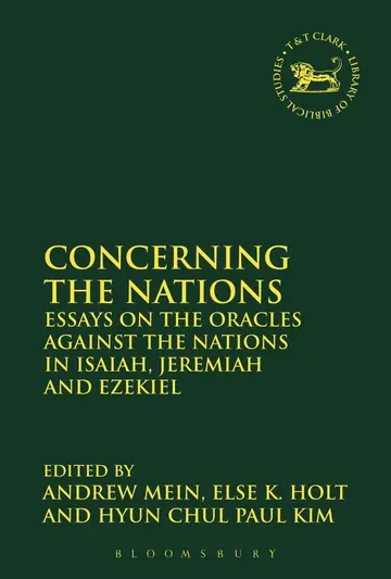 Cover of Concerning the Nations