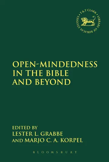 Cover of Open-Mindedness in the Bible and Beyond