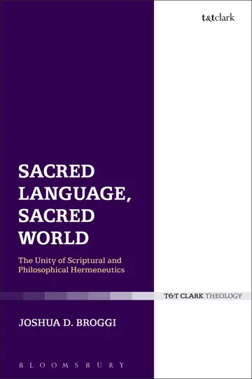Cover of Sacred Language, Sacred World