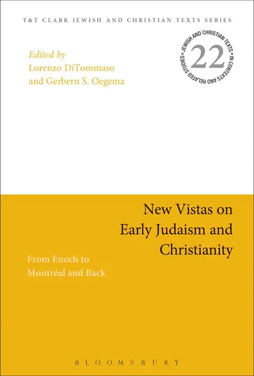 Cover of New Vistas on Early Judaism and Christianity