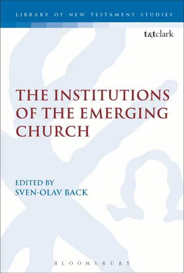 Cover of Institutions of the Emerging Church