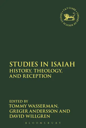 Cover of Studies in Isaiah