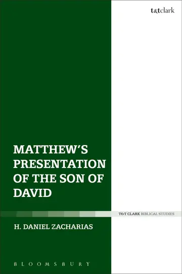 Cover of Matthew’s Presentation of the Son of David