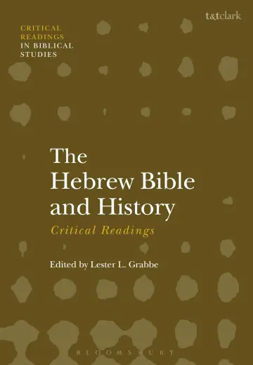 Cover of The Hebrew Bible and History