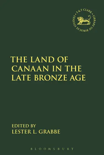 Cover of The Land of Canaan in the Late Bronze Age