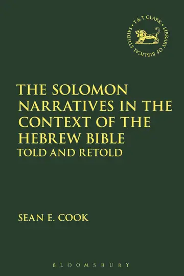Cover of The Solomon Narratives in the Context of the Hebrew Bible