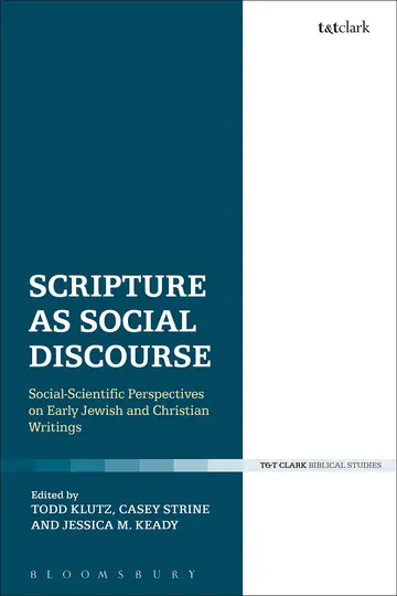 Cover of Scripture as Social Discourse