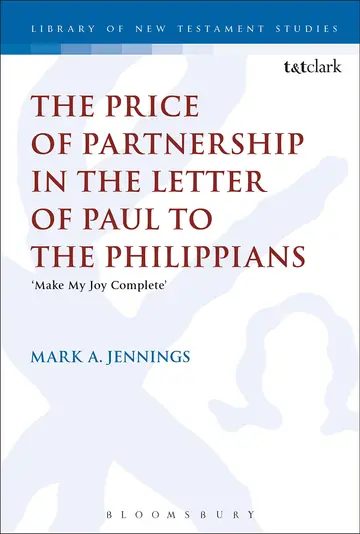 Cover of The Price of Partnership in the Letter of Paul to the Philippians