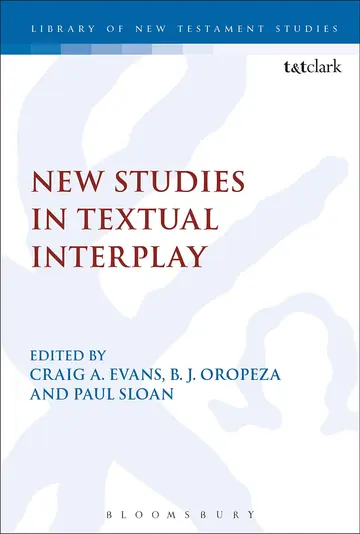 Cover of New Studies in Textual Interplay