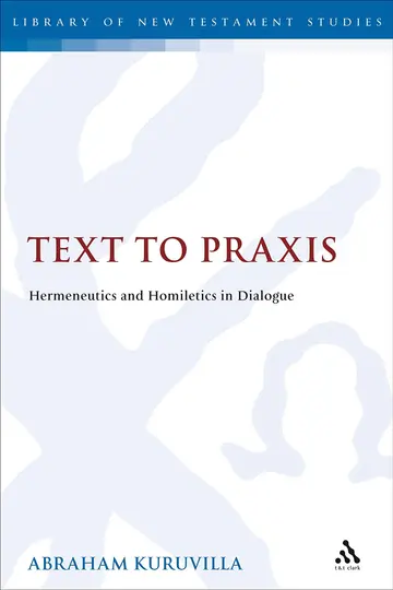 Cover of Text to Praxis