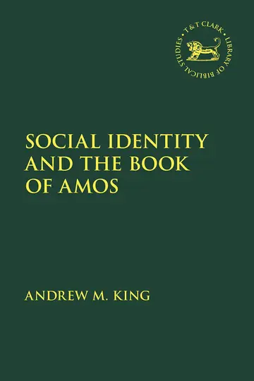 Cover of Social Identity and the Book of Amos