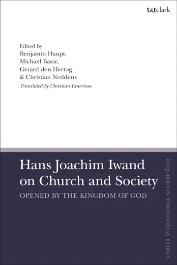 Cover of Hans Joachim Iwand on Church and Society