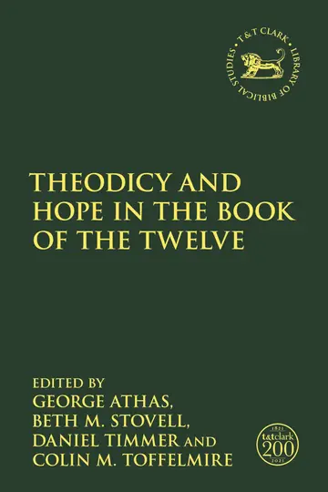 Cover of Theodicy and Hope in the Book of the Twelve
