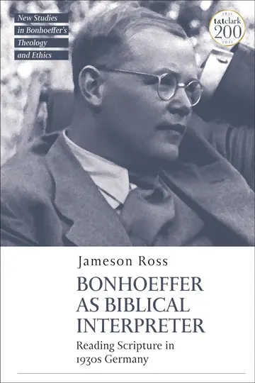 Cover of Bonhoeffer as Biblical Interpreter