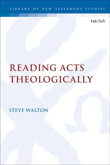 Cover of Reading Acts Theologically
