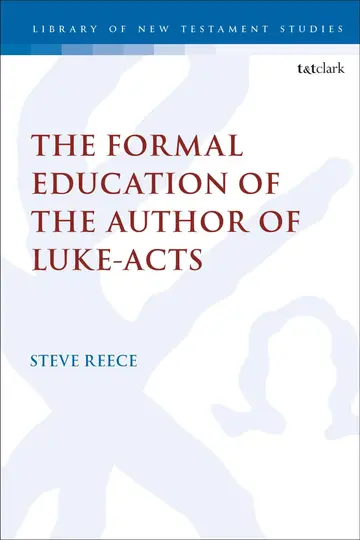 Cover of The Formal Education of the Author of Luke-acts