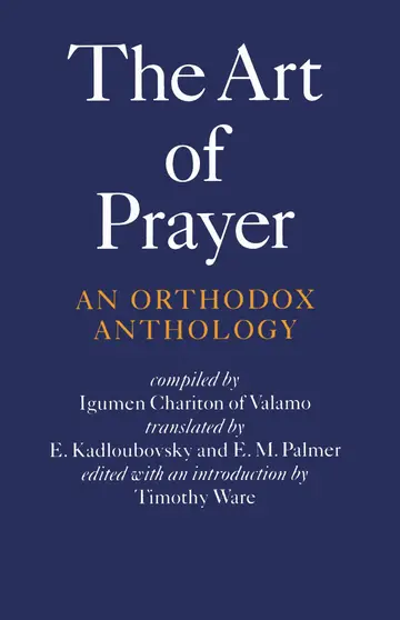 Cover of The Art of Prayer