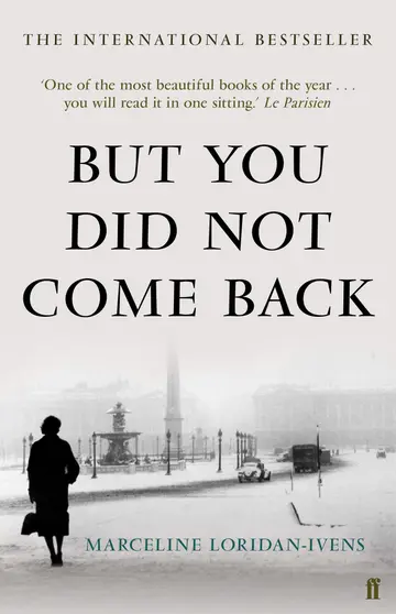 Cover of But You Did Not Come Back