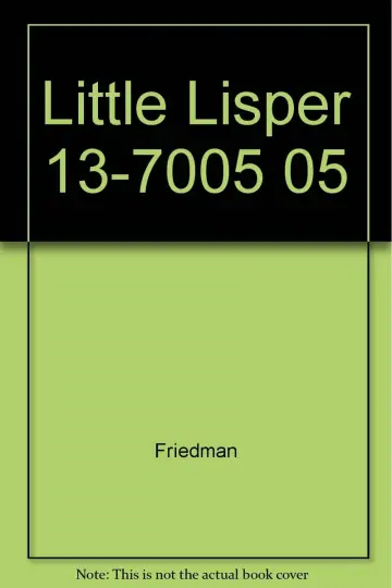 Cover of Little Lisper 13-7005 05