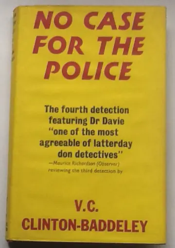 Cover of No Case for the Police