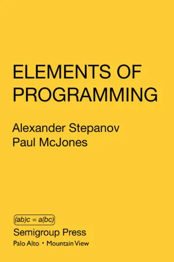Cover of Elements of Programming