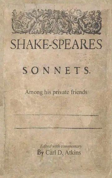 Cover of Shakespeare's Sonnets Among His Private Friends