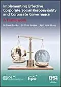Cover of Implementing Effective Corporate Social Responsibility and Corporate Governance