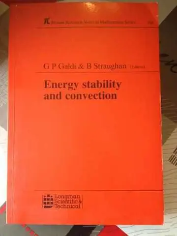 Cover of Energy Stability and Convection