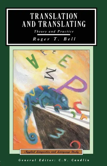 Cover of Translation and Translating
