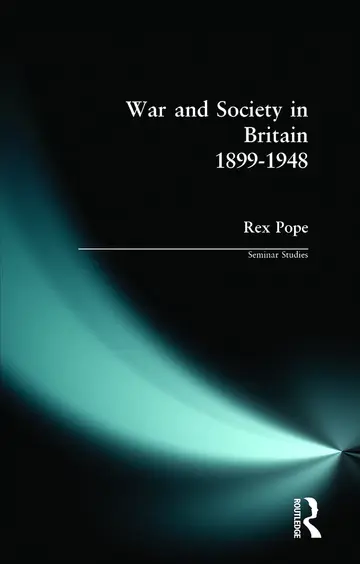 Cover of War and Society in Britain 1899-1948
