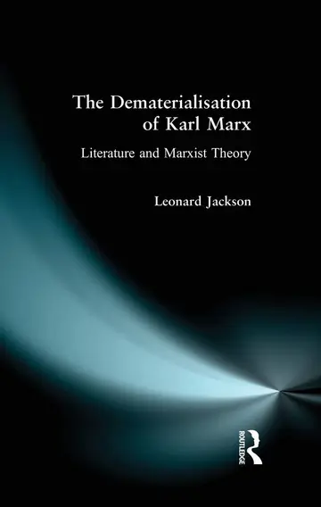 Cover of The Dematerialization of Karl Marx