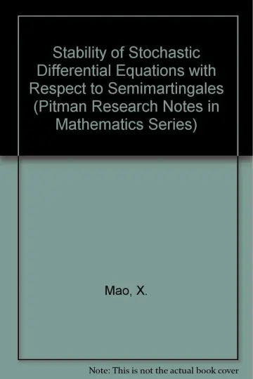 Cover of Stability of Stochastic Differential Equations with Respect to Semimartingales