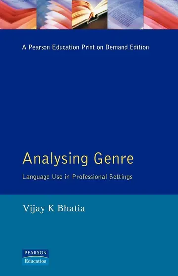 Cover of Analyzing Genre