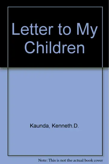 Cover of Letter to My Children